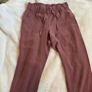 Like new! Lululemon On the Fly Pants - Pink